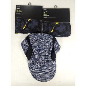 2 Nike Dri-Fit Bandanas Adult NWT and 1 OTTO Runners Dri-Fit HAT Pre Loved Lot